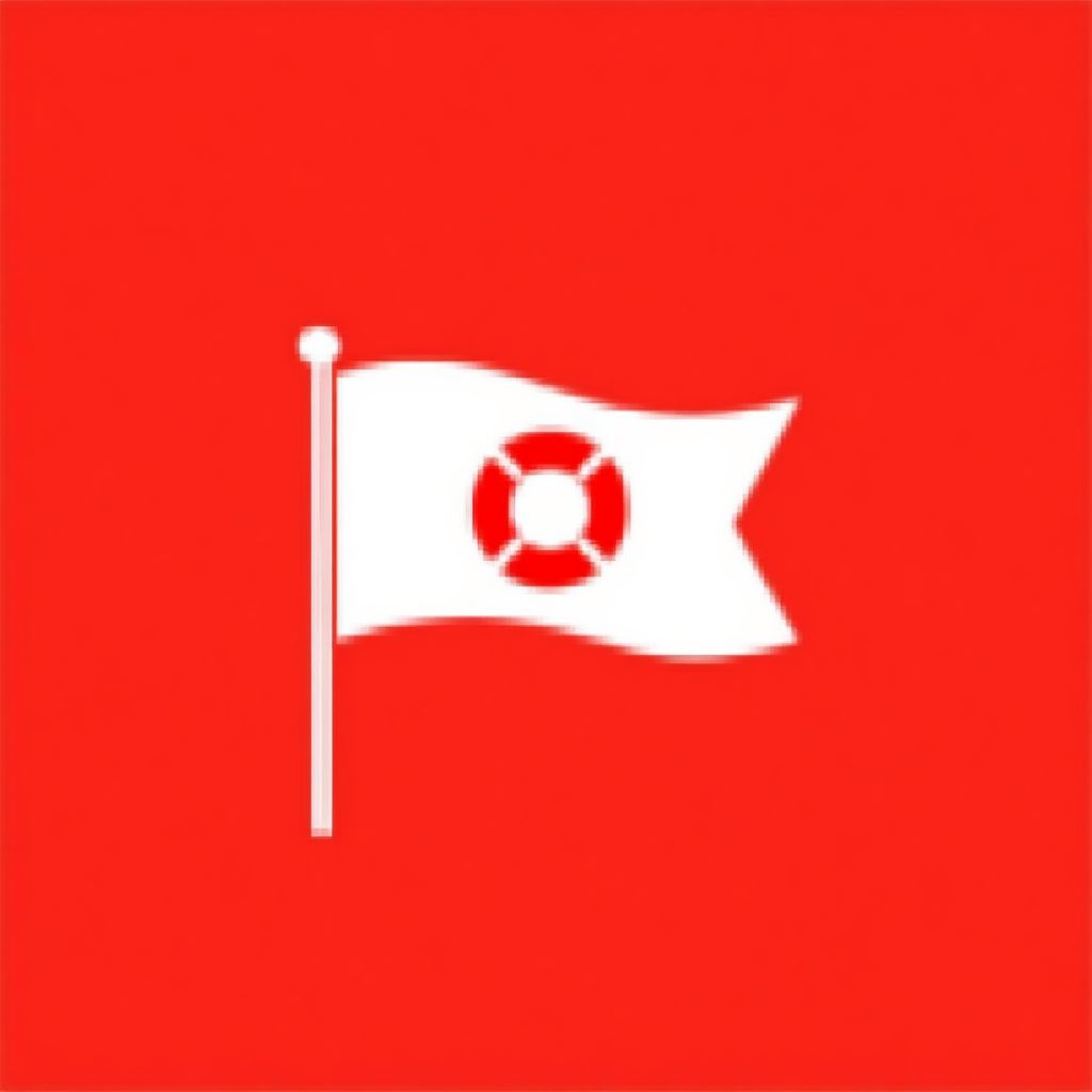Beach Safety Icon